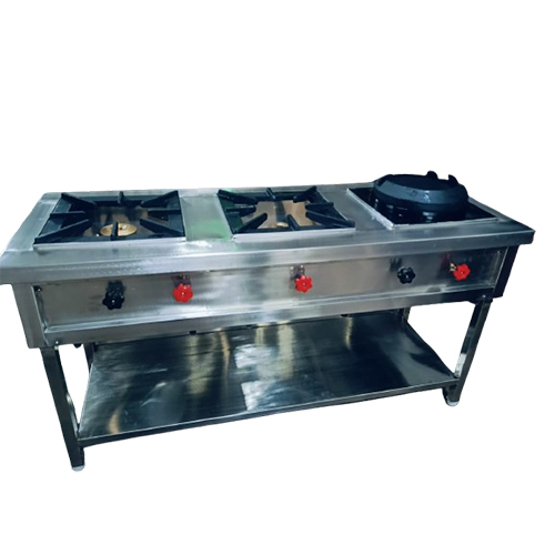 2 Burner Chinese Range - Ignition Type: Manual