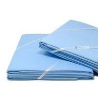 Hospital Blue Plain Bedsheet - Feature: Washable