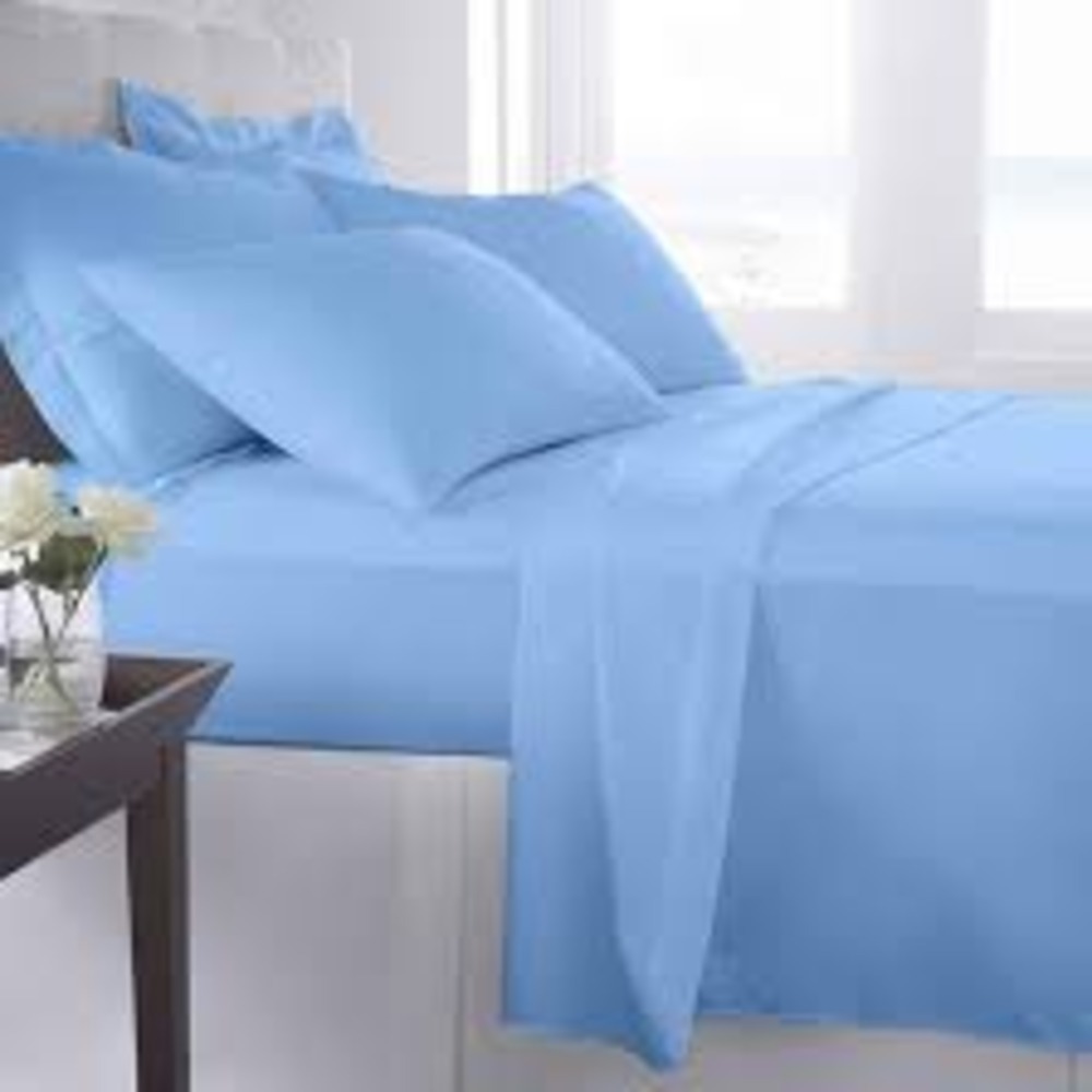 HOSPITAL BLUE PLAIN BEDSHEET