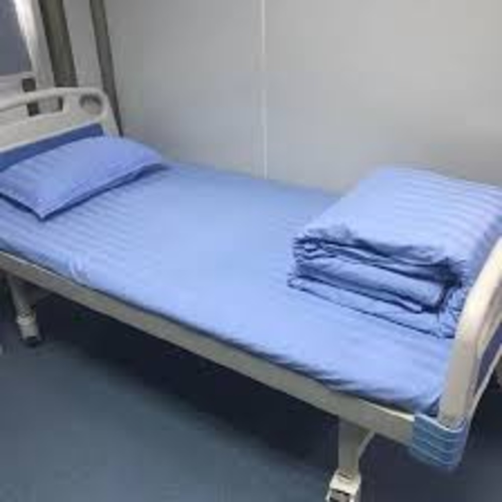 HOSPITAL BLUE PLAIN BEDSHEET