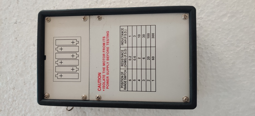 Electric Motor Checker - 210x125x65mm, 1000g Weight | Insulation Resistance & Rotor Test Functions, 1-year Warranty, High Voltage 500v Dc Testing