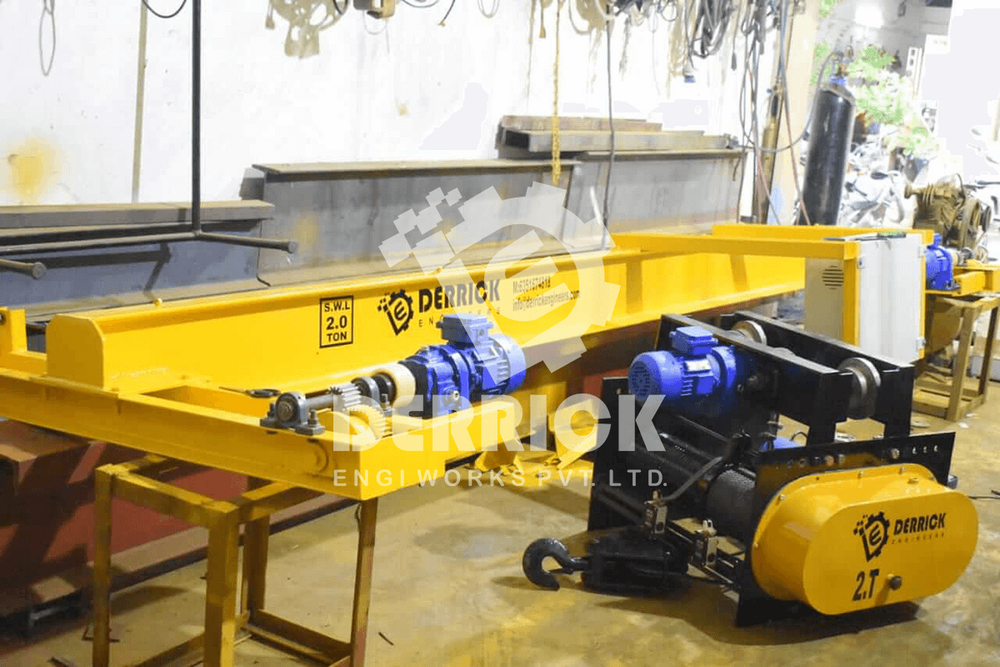 2 Ton Eot Crane - Color: Golden Yellow