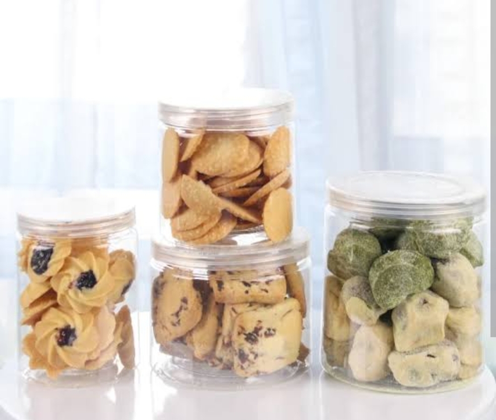 pet can jars for dry fruits