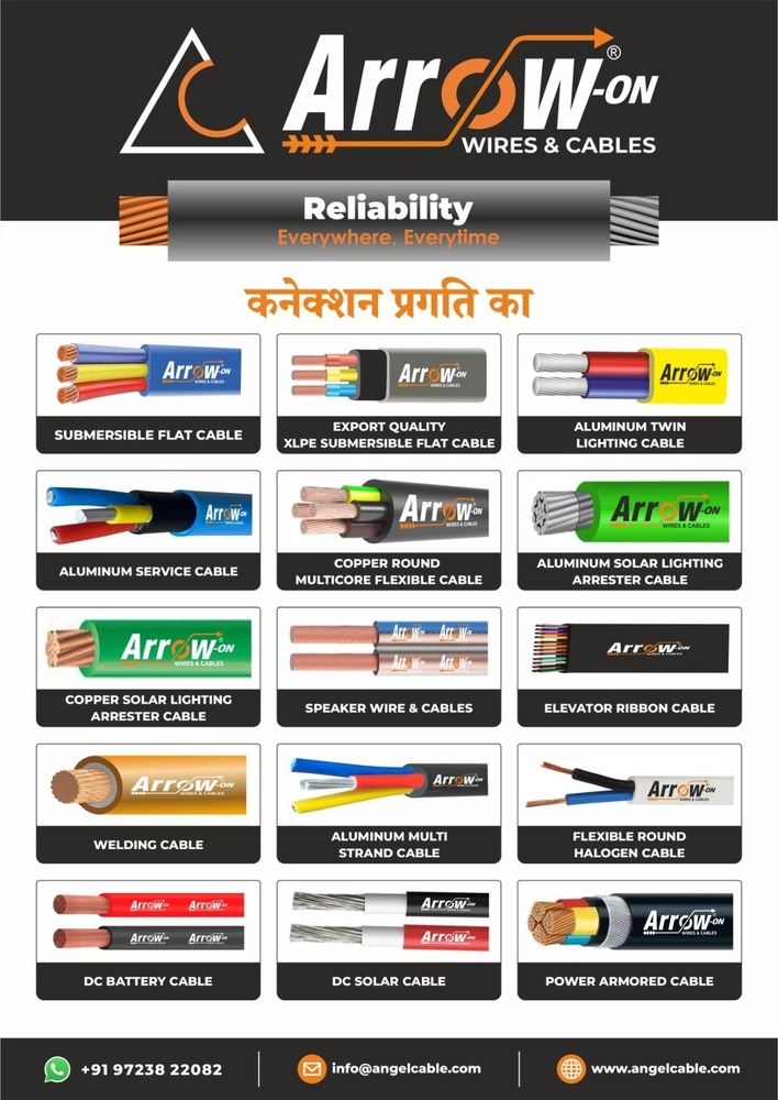 Electrical Copper Round Cable - Pvc Material, Various Sizes, Black Color, Rated Voltage: 1100 Volt | Ideal For Industrial Wiring And Power Distribution