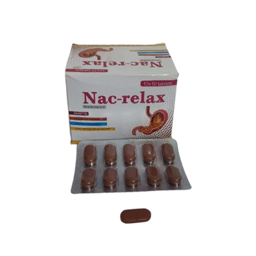 Nac Relax Tablets - 10 x 10 Strip | General Medicine, Suitable for Adults, Store in Cool Place, Dosage as Suggested