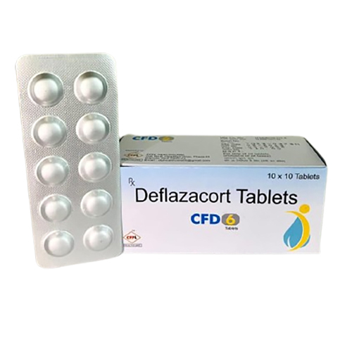 Deflazacort Tablets - 10 x 10 Tablet Strip | General Medicine for Adults, Recommended Dosage, Store in Cool Place for Efficacy