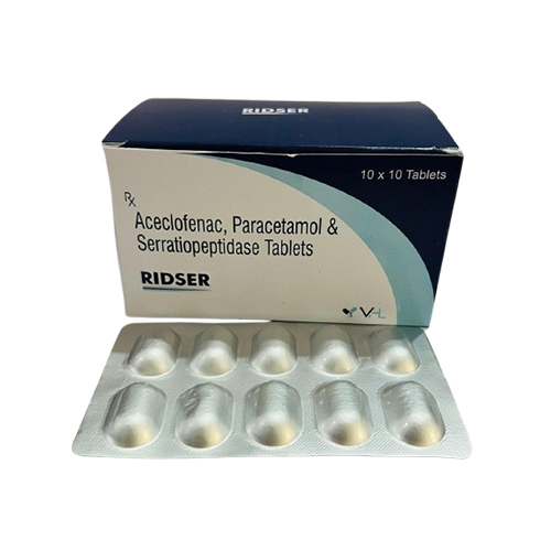 Aceclofenac Paracetamol And Serratiopeptidase Tablets