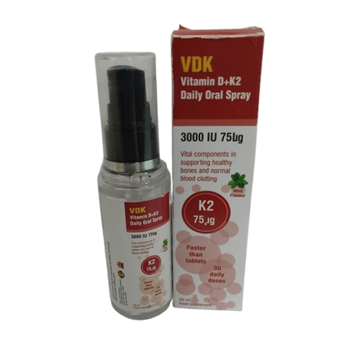 3000IU Vitamin D+K2 Daily Oral Spray