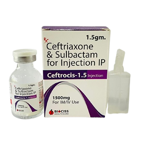 1.5gm Ceftriaxone And Sulbactam