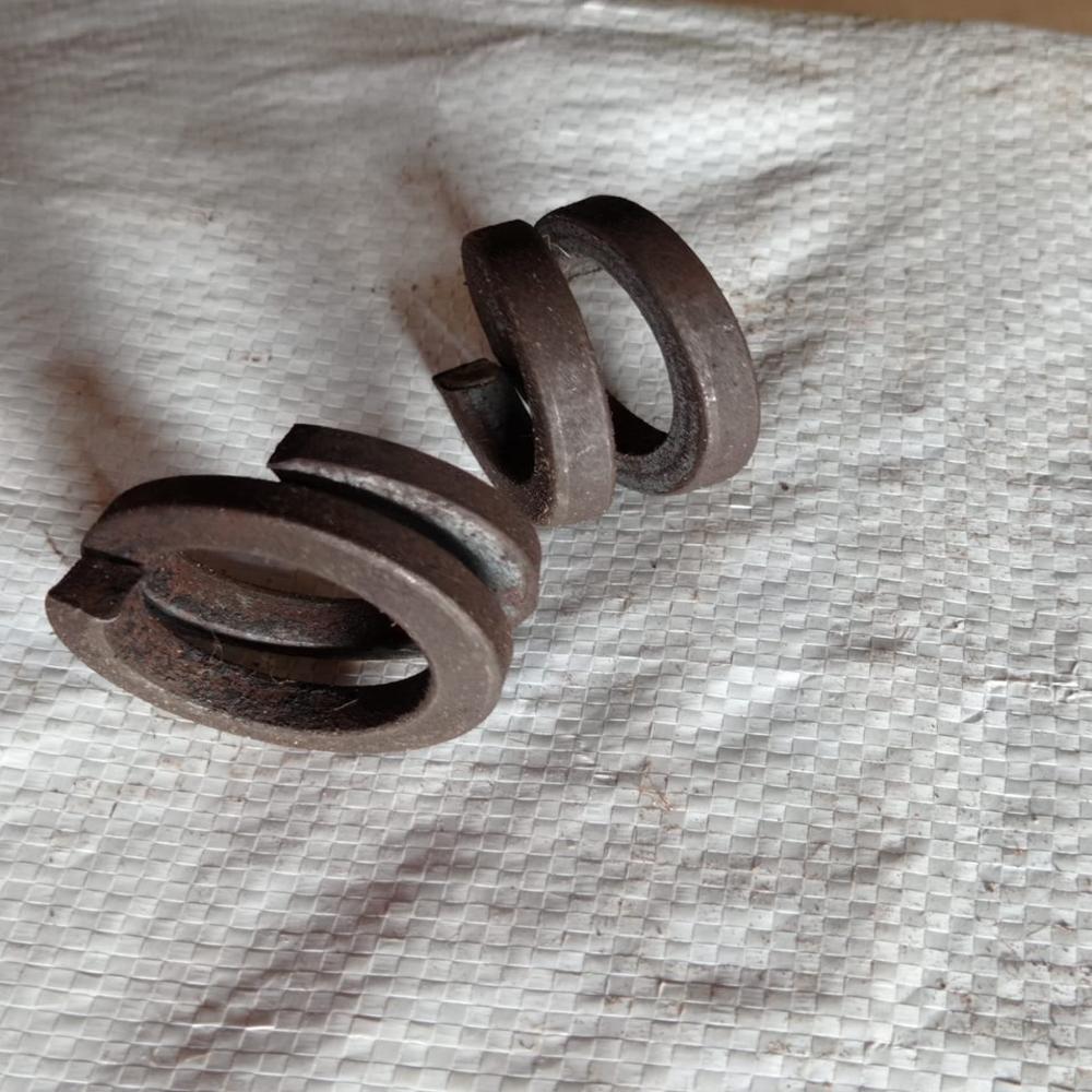 DOUBLE COIL SPRING WASHER - Steel, 25mm OD, 15mm ID, 3mm Thickness | Load Distribution, Vibration Absorption, Leak Prevention