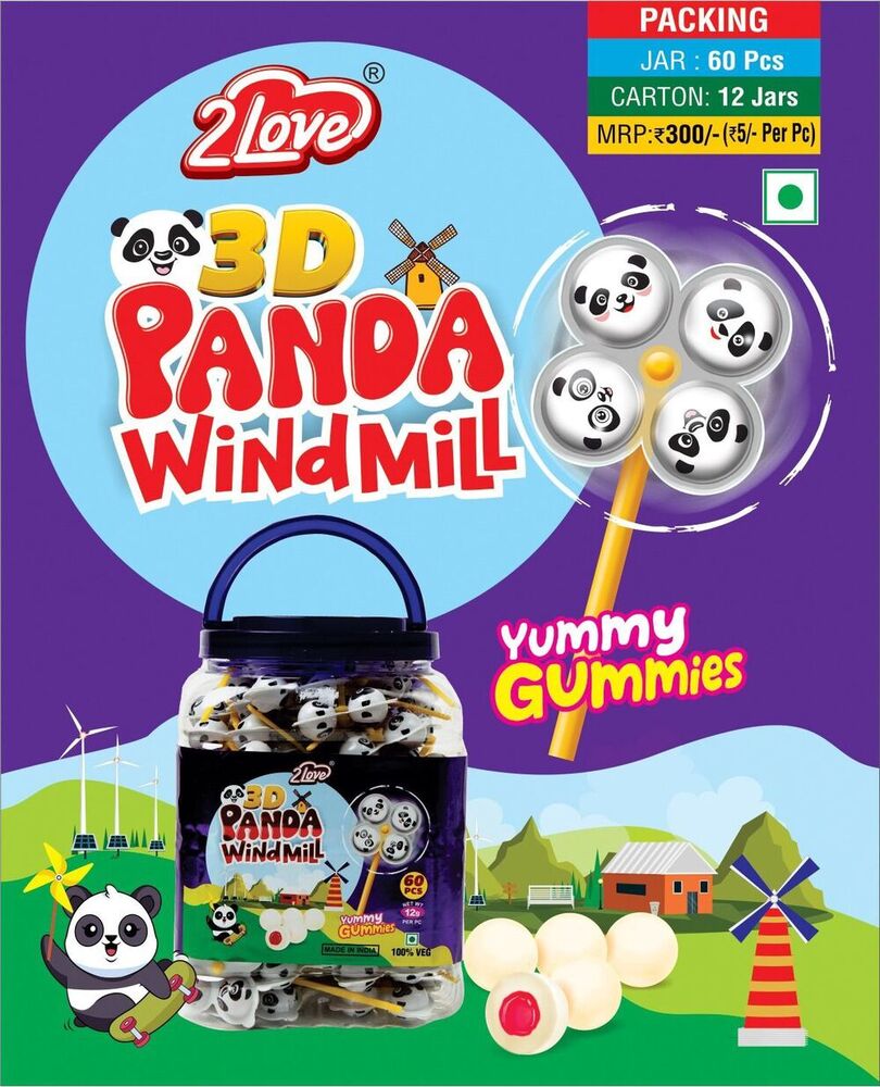 PANDA WINDMILL JELLY