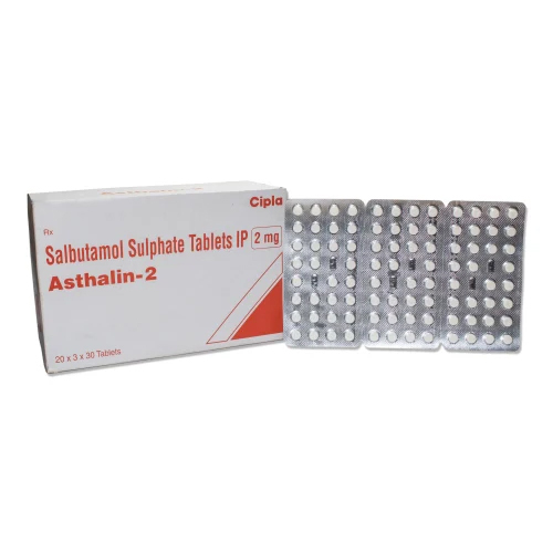 2mg साल्बुटामोल सल्फेट टैबलेट्स आईपी