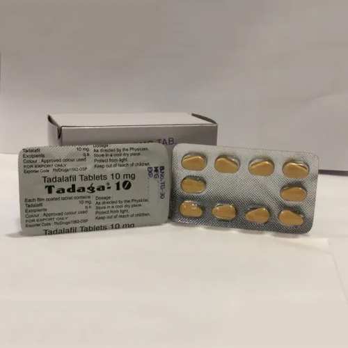 10mg टाडलाफिल टैबलेट्स