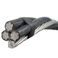 4 Core Xlpe Aerial Bunched Cables - Aluminum Core, 100 Meters Length | Xlpe Insulation, Durable For Electrical Applications, Warranty Included