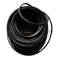 4 Sq Mm 3 Core Flat Submersible Cables - Copper Conductor, Xlpe Insulation, Black Color | Industrial Use, Warranty Included