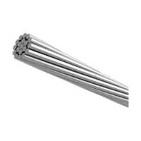 Electrical Aluminium Alloy Conductors - Stranded Round Shape, Aluminum Core Material | Warranty Included For Reliable Electrical Applications