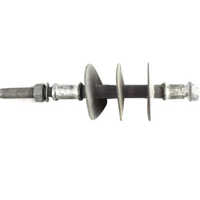 11 Kv Polymer Pin Insulator - Composite Polymer Material, Different Sizes, Polished Silver Color, Rated Voltage 240v | Ideal For Electric Fittings
