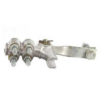 2 Bolt Disc Hardware Fitting - Aluminum, 10 Inch, Silver | Standard Design, 1 Kg Weight, Includes 2 Bolts, Warranty Included