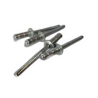 Aluminium Blind Rivet - Aluminum, 2.4mm To 6.4mm, Silver Color | Polished Finish, Corrosion Resistance, Ideal For Industrial Use