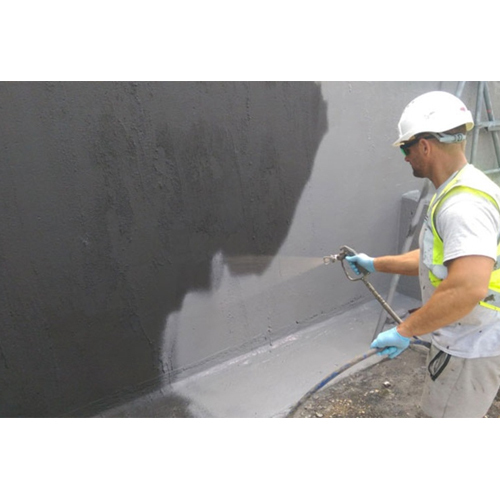 Cement Based Waterproofing Services - Cement Base, Spray Application, Gray Color, 10 sq m/L Coverage, 4 Hours Drying Time | Waterproofs Basements & Retaining Walls