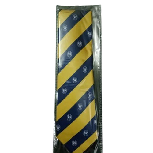 Striped School Cotton Tie - Age Group: 5-7 Years