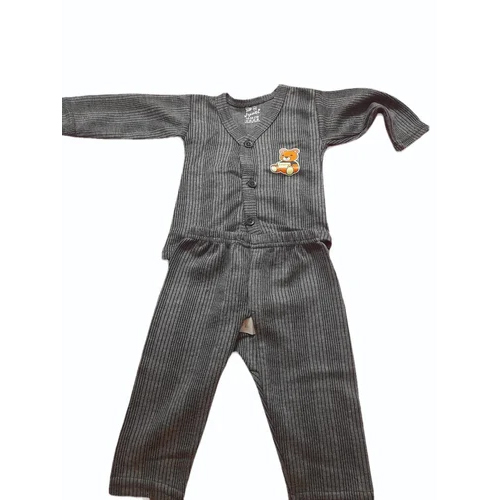 Kids Front Open Thermal - Color: Gray