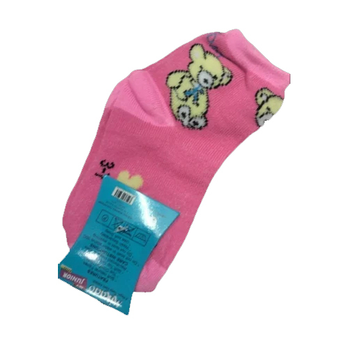 Kids Printed Pink Socks - Feature: Breathable