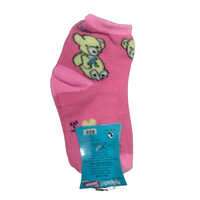 Kids Printed Pink Socks