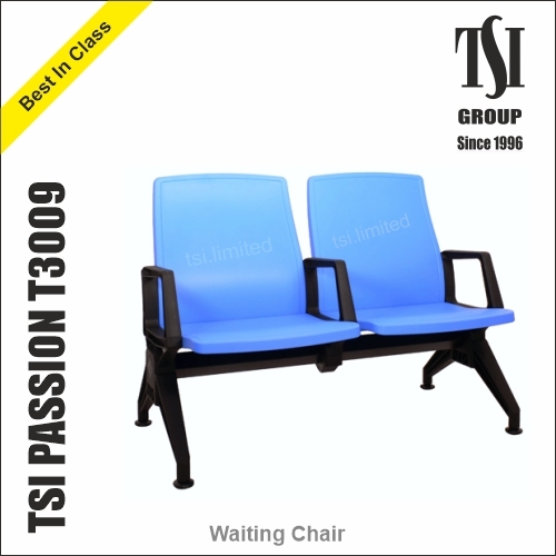 Durable Plastic Waiting Chair - Ergonomic Design