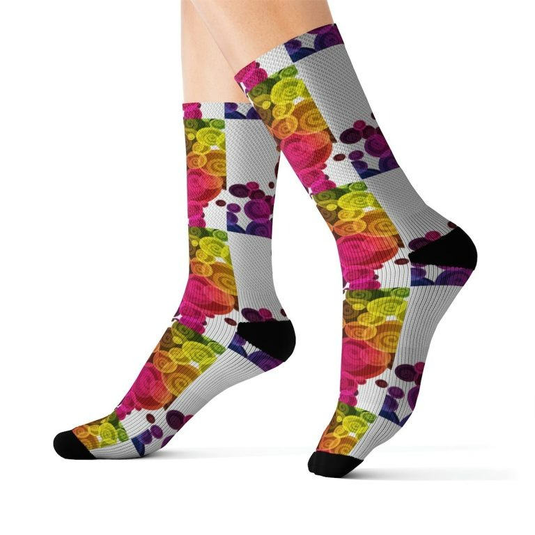 Sublimated Men's Crew Socks - Age Group: Adult