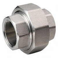 Ss 304 Grade Socket Weld Union - Stainless Steel, Round Shape, Silver Color | Rust-proof, Polished Surface, Industrial Usage