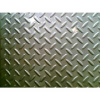 Stainless Steel Checkered Sheet - Ss316 L, 5mm Thick, Silver Powder Coated Finish | Galvanized Surface, Durable For Versatile Applications