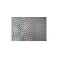 Stainless Steel Chequered Plate - 2mm Thick, Ss304 Stainless Steel, Silver Color, Powder Coated Finish | Durable For High-traffic Areas