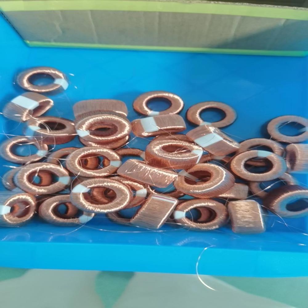 Fully Automatic Ring Coil Winding Machine - Color: Grey