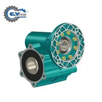 CHENYUE Precision Worm Gear Waterproof Worm Gearbox CYXRV60 Input 14 Output 30mm Speed Ratio from 10:1 to 30:1 for Automatic Car Washing