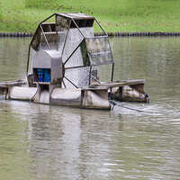 Aeration Blower For Wastewater Treatment - Color: Blue Paint Coated