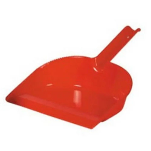 Plastic Dust Pan - Color: Red