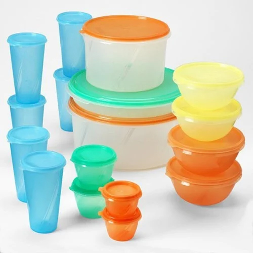 Household Plastic Container - Color: Multiple