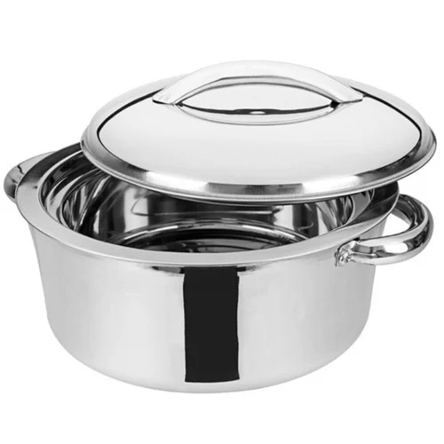 Stainless Steel Casserole - Color: Silver