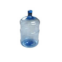 Water Dispenser Bottle - Plastic, 10 Litre Size, Blue Color | Round Shape For Beverage Industry Use