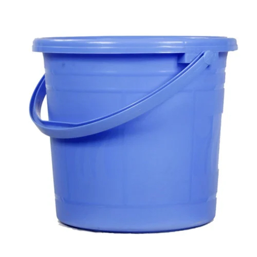 Blue Plastic Bucket - Hardness: Rigid