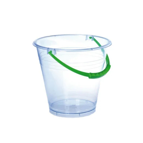 Transparent Sumo Plastic Bucket - Hardness: Rigid