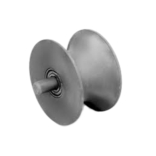 Gate Wheel - Plastic, 8x2mm, Glossy Black Finish | Industrial Application, Plain Surface Available