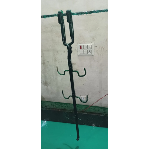 Copper Electroplating Jigs Hanger - Color: Green