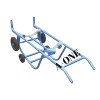 Drum Unloading Trolley - Mild Steel, 210 Liter Capacity, Blue | Durable, Strong, Manual Operation, High Quality