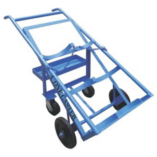 Cylinder Trolley 4 Wheel With Tools Tray - Attributes: Strong