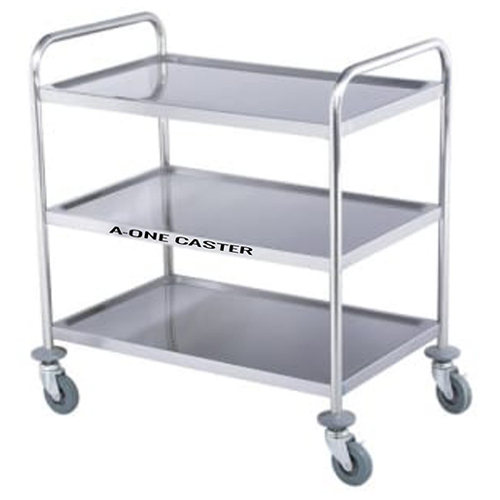 Ss Tray Trolley - Attributes: Durable