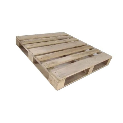 700Kg Brown Industrial Four Way Wooden Pallets - Load Capacity: 700  Kilograms (Kg)