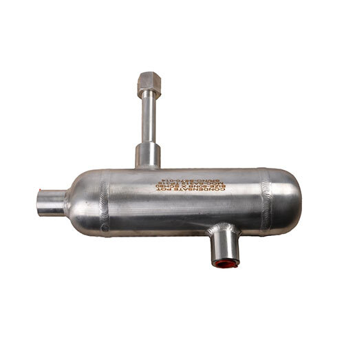 Condensate Pot Tp304/316/316L Ibr / Non Ibr - Color: Silver