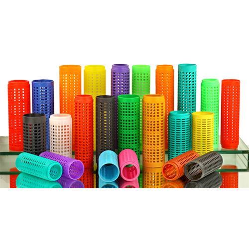 Plastic Perforated Dyeing Tube 46Mm - Color: Multicolor